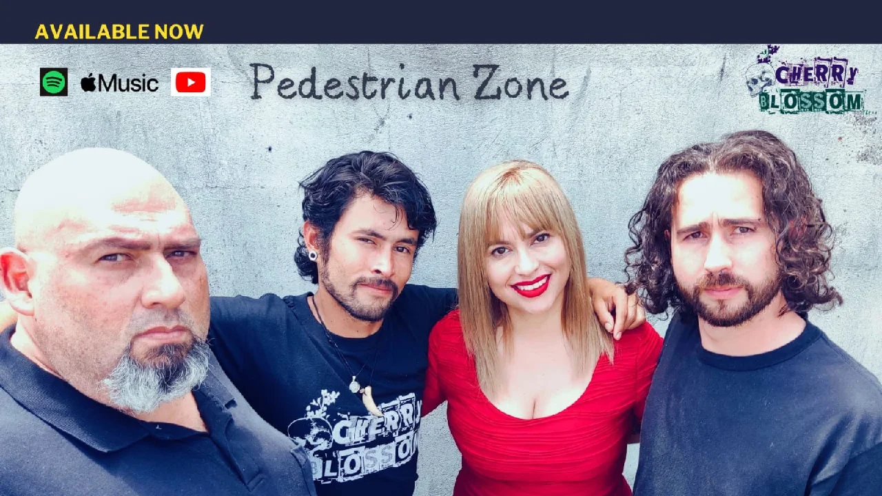 Cherry Blossom Band está estrenando su más reciente sencillo llamado "Pedestrian Zone"